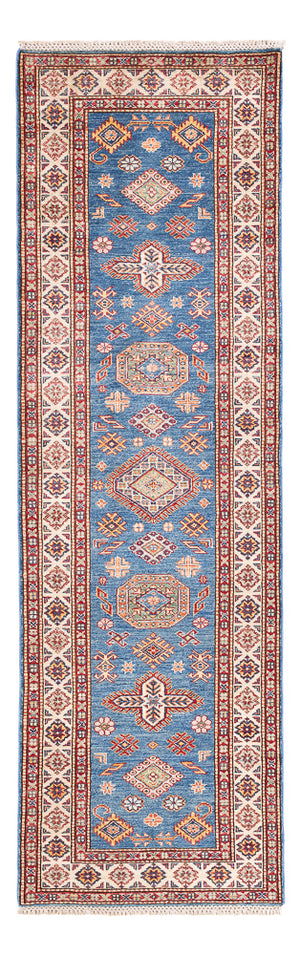 Loper Ziegler Tapijt - Kazak - 254 x 77 cm - blauw