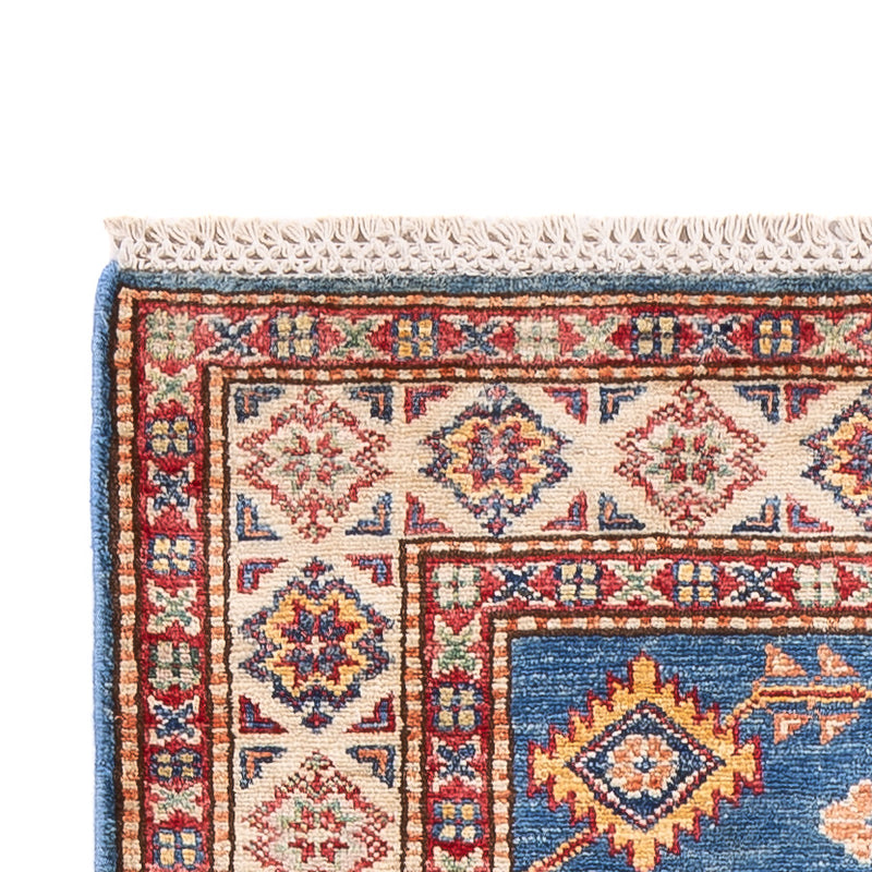 Loper Ziegler Tapijt - Kazak - 254 x 77 cm - blauw
