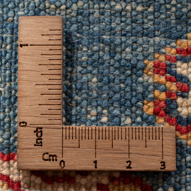 Loper Ziegler Tapijt - Kazak - 254 x 77 cm - blauw