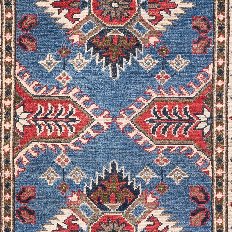 Loper Ziegler Tapijt - Kazak - 288 x 82 cm - blauw