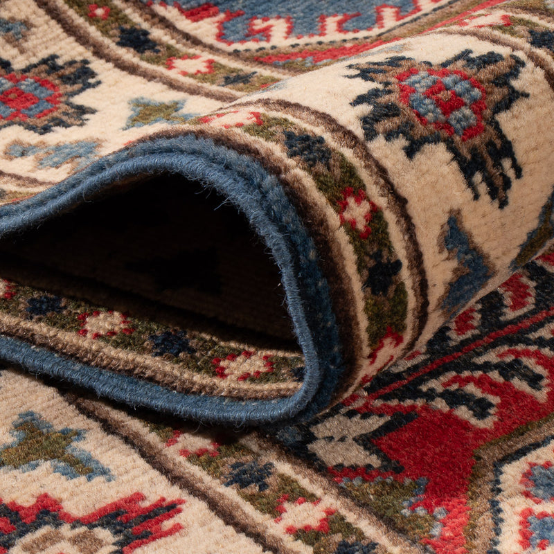 Loper Ziegler Tapijt - Kazak - 288 x 82 cm - blauw