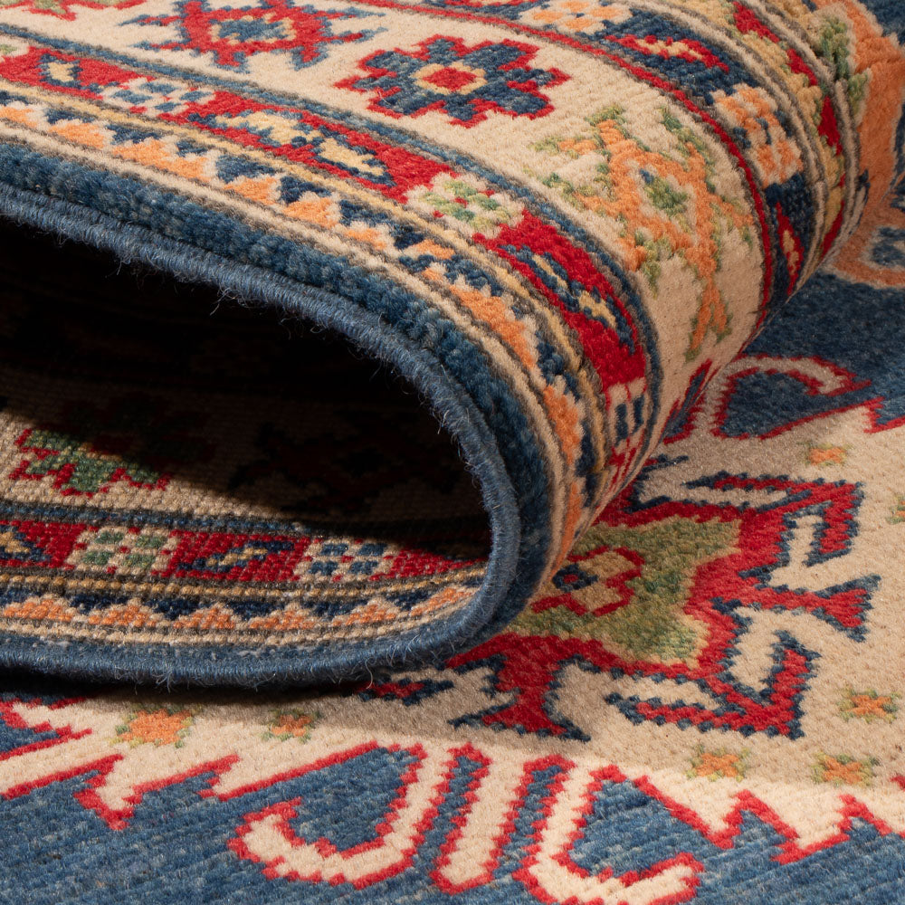 Loper Ziegler Tapijt - Kazak - 290 x 84 cm - blauw