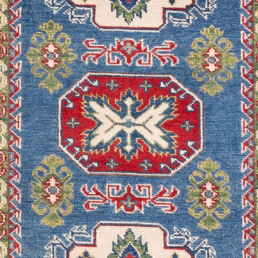Loper Ziegler Tapijt - Kazak - 281 x 80 cm - blauw