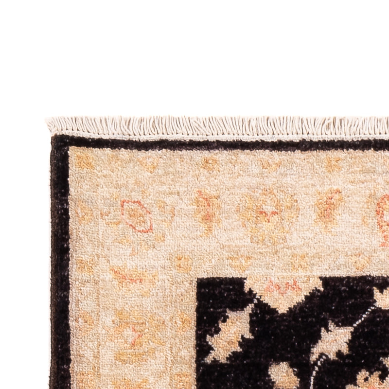 Loper Ziegler tapijt - 250 x 76 cm - donkerblauw