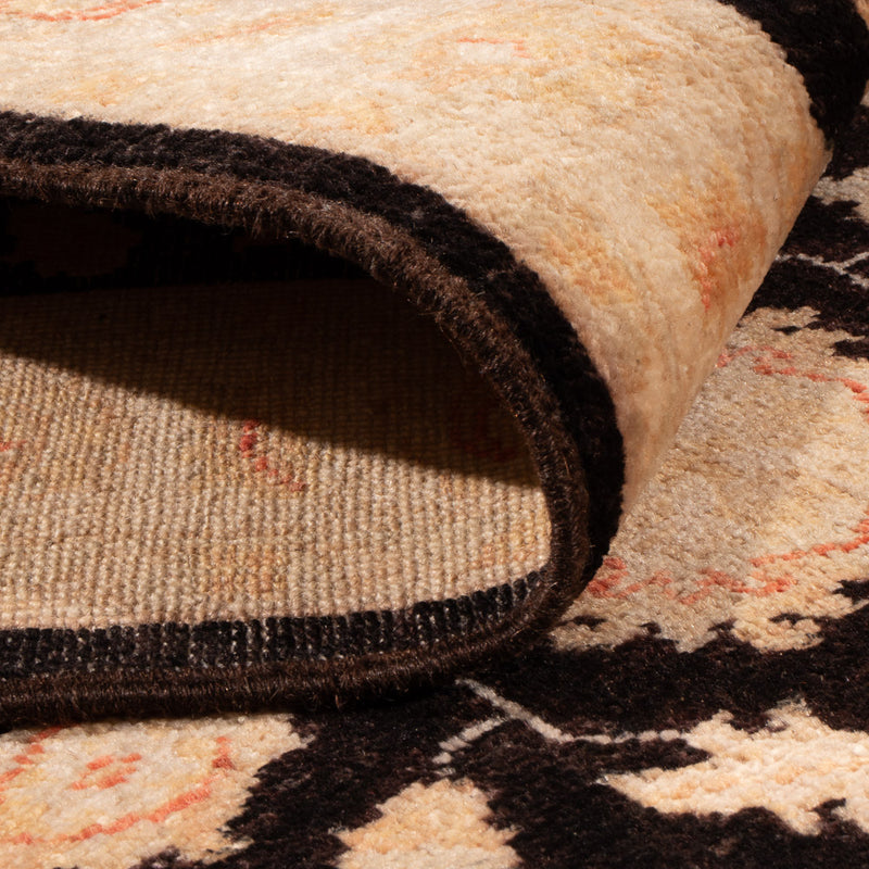 Loper Ziegler tapijt - 250 x 76 cm - donkerblauw