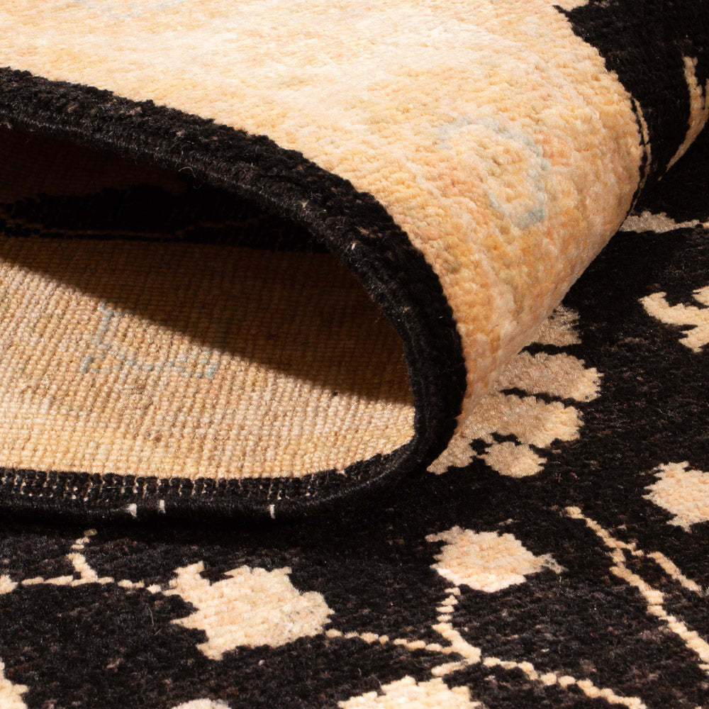 Loper Ziegler tapijt - 300 x 79 cm - donkerblauw