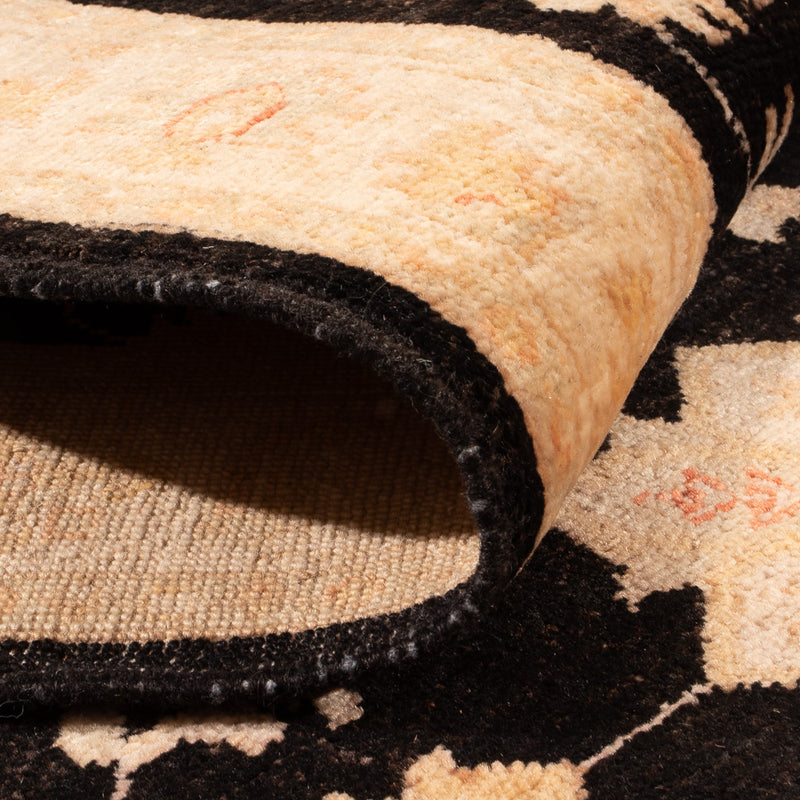 Loper Ziegler tapijt - 253 x 83 cm - donkerblauw