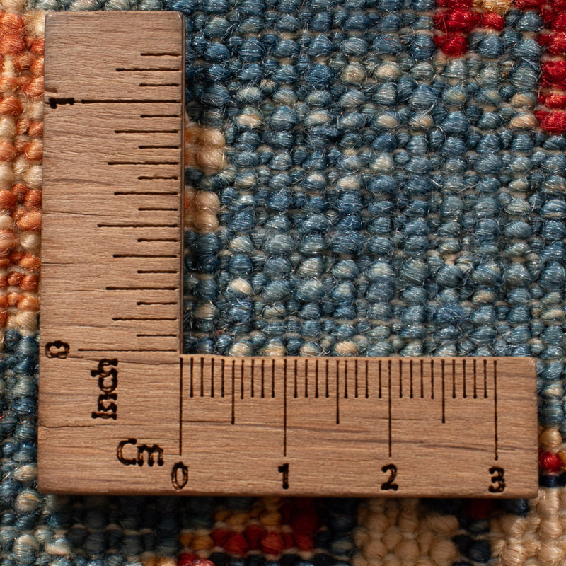 Loper Ziegler Tapijt - Kazak - 256 x 74 cm - blauw