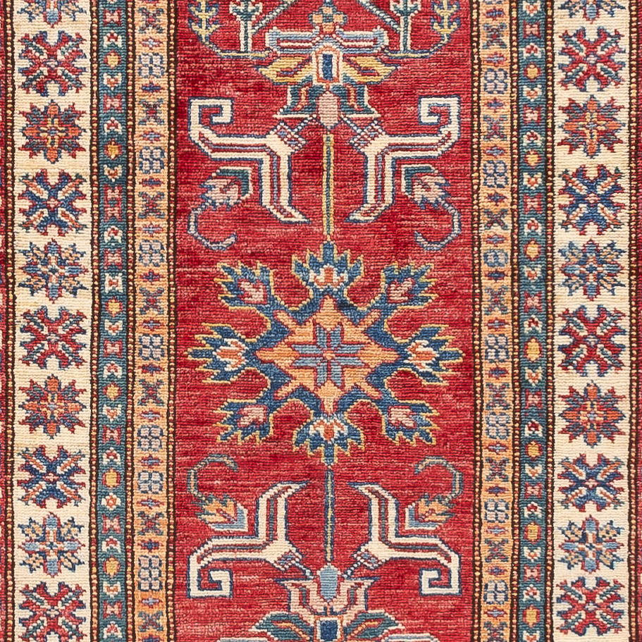 Loper Ziegler Tapijt - Kazak - 294 x 71 cm - rood