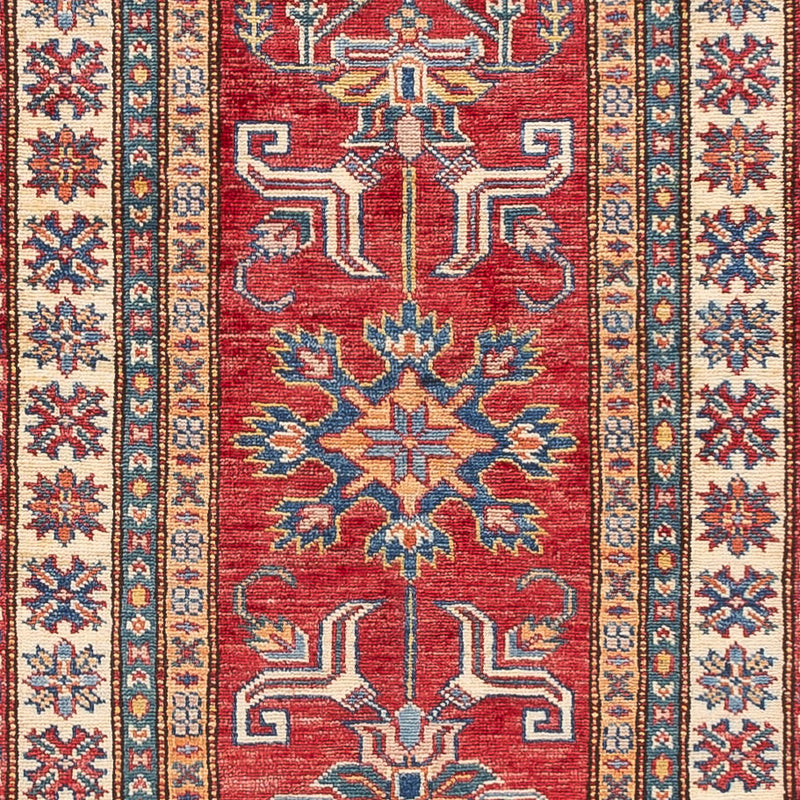 Loper Ziegler Tapijt - Kazak - 294 x 71 cm - rood
