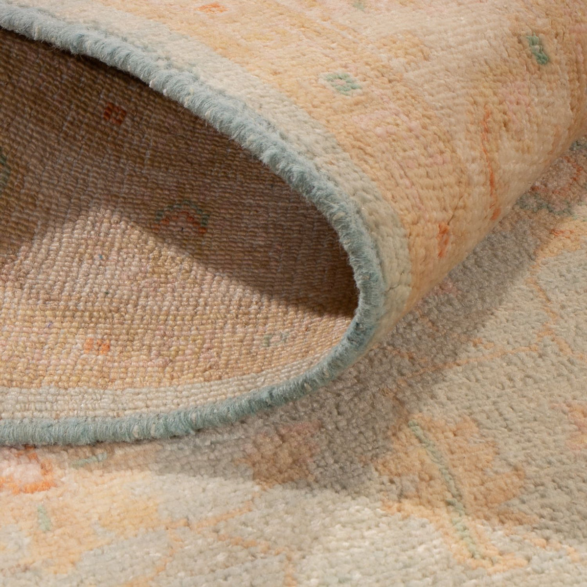 Ziegler tapijt - 160 x 98 cm - aqua