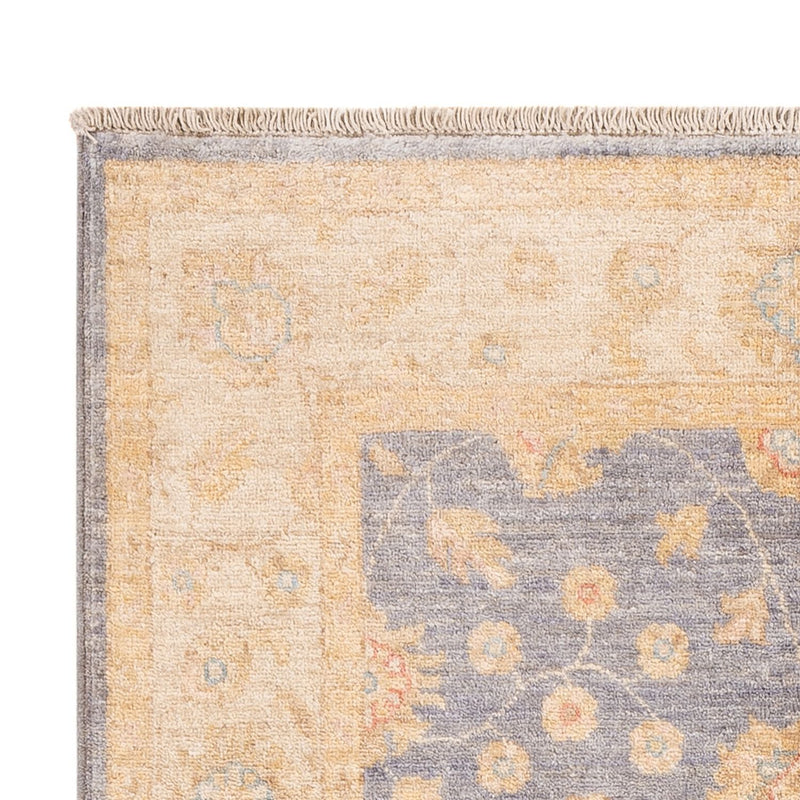 Ziegler tapijt - 149 x 100 cm - benzine blauw