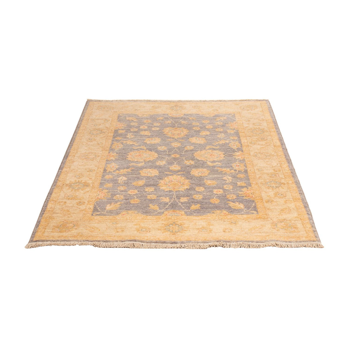 Ziegler tapijt - 149 x 100 cm - benzine blauw