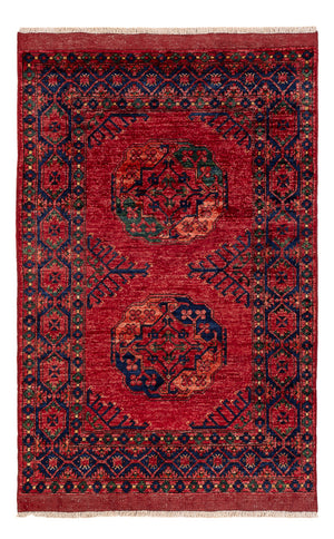 Afghaans tapijt - 150 x 100 cm - rood