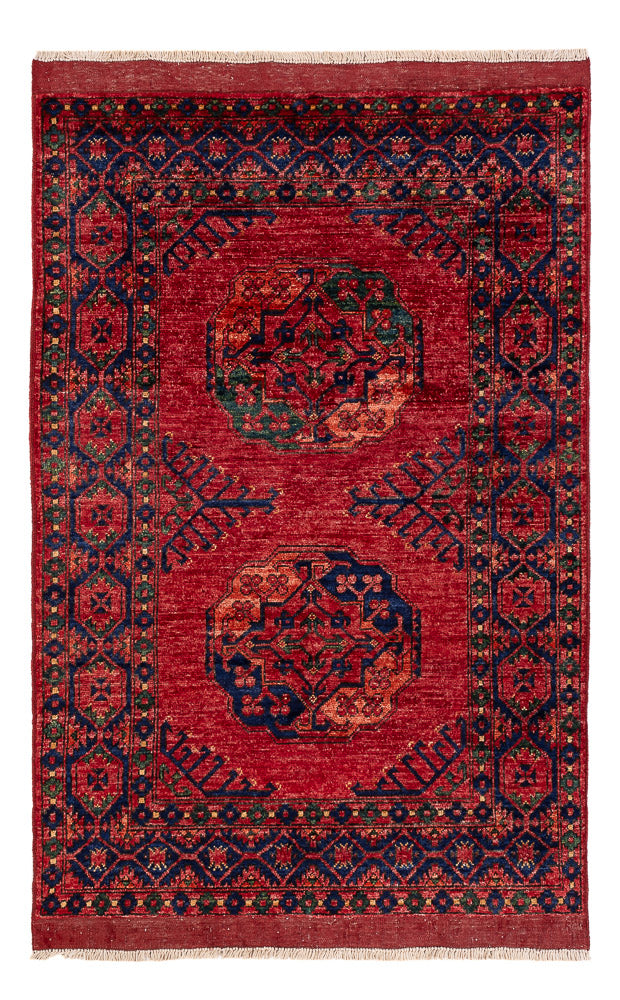 Afghaans tapijt - 150 x 100 cm - rood