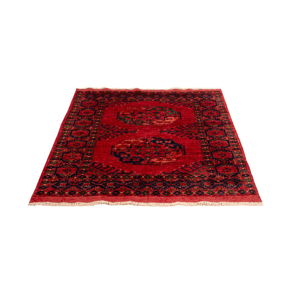 Afghaans tapijt - 150 x 100 cm - rood