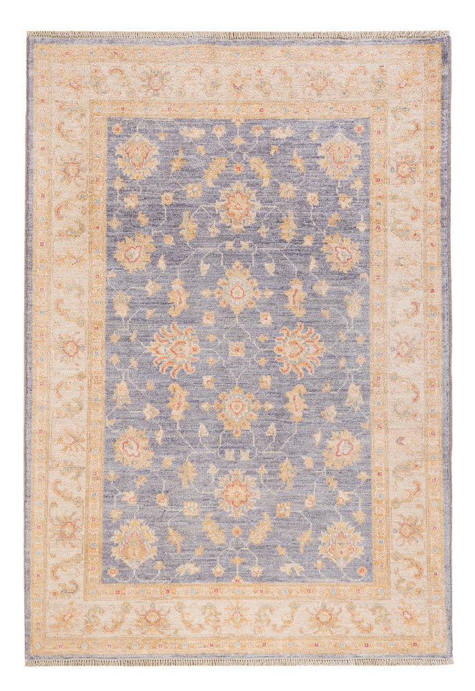 Ziegler tapijt - 148 x 101 cm - benzine blauw