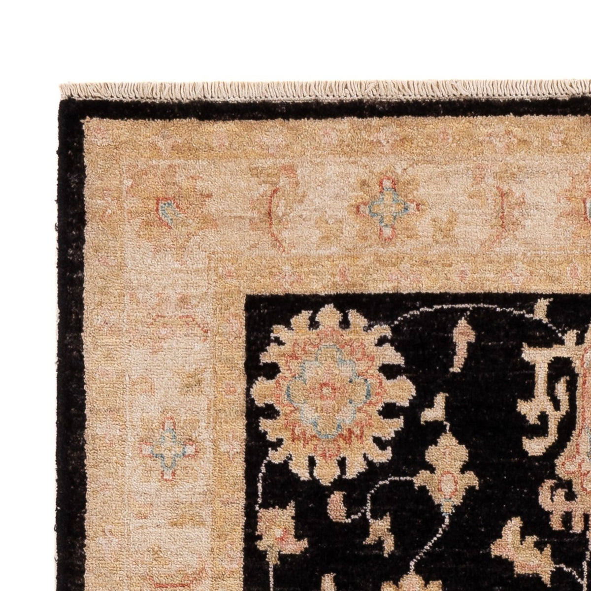 Ziegler tapijt - 147 x 96 cm - zwart