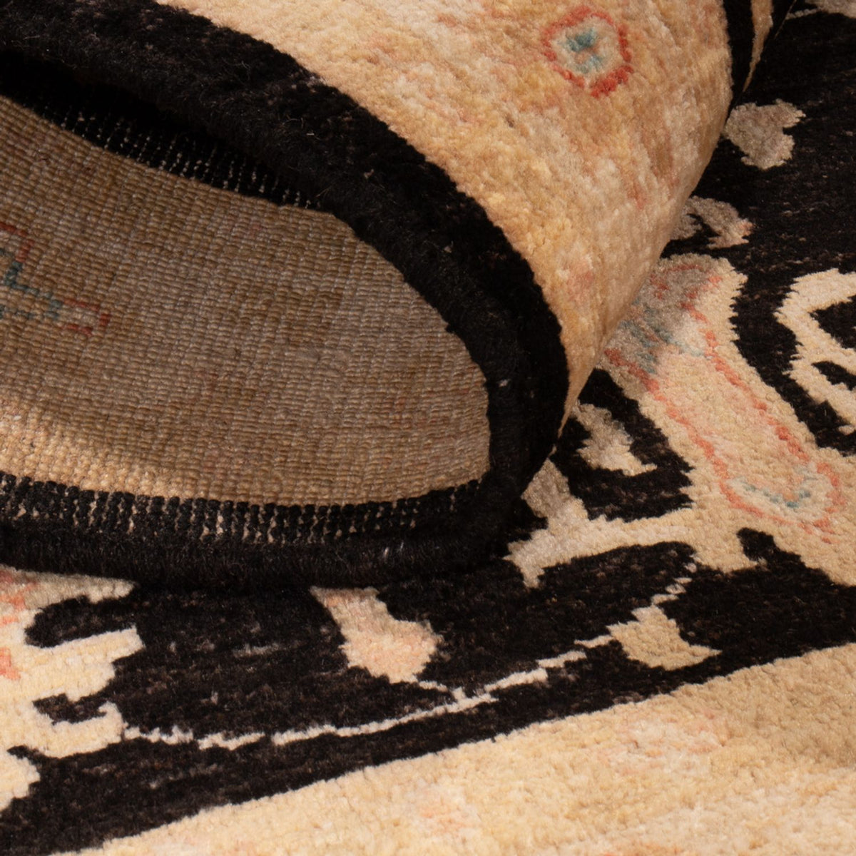 Ziegler tapijt - 147 x 96 cm - zwart