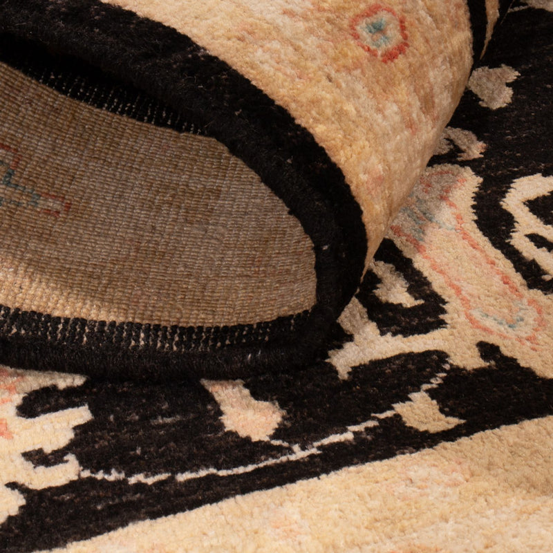 Ziegler tapijt - 147 x 96 cm - zwart