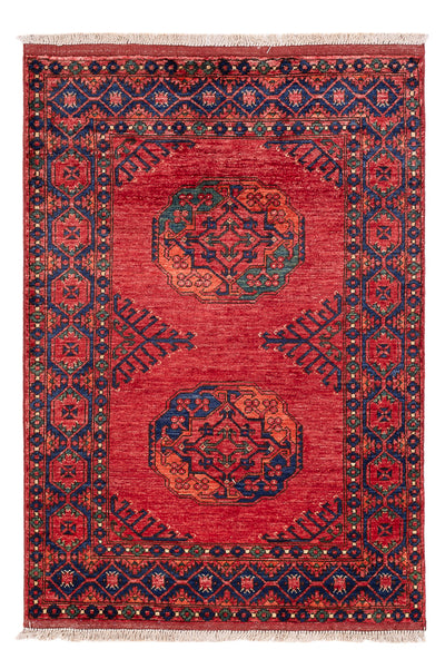 Afghaans tapijt 104x150cm - Oosters Tapijt - rood