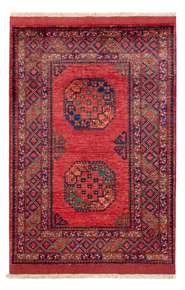Afghaans tapijt - 151 x 104 cm - rood