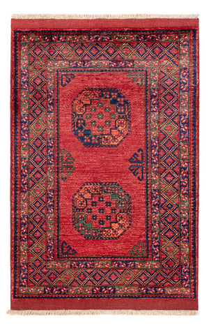 Afghaans tapijt - 151 x 104 cm - rood