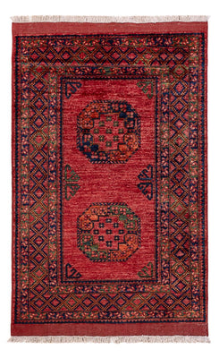 Afghaans tapijt - 151 x 103 cm - rood