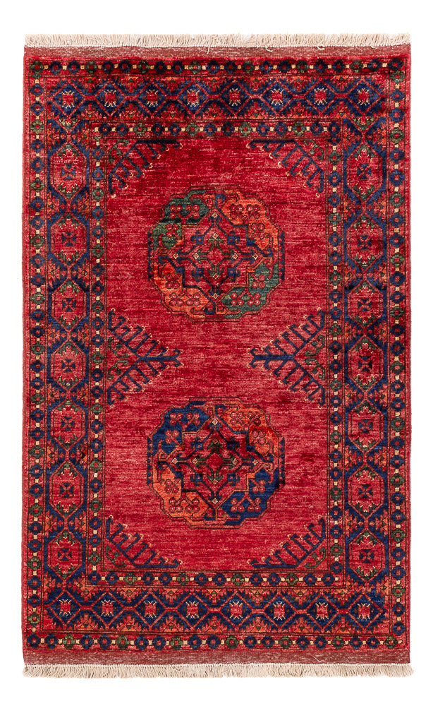 Afghaans tapijt - 150 x 100 cm - rood