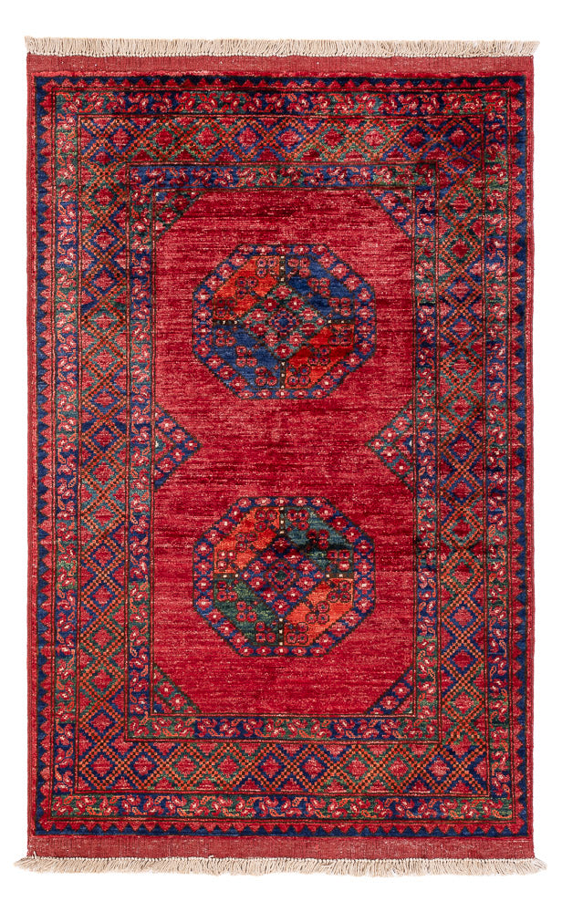 Afghaans tapijt - 155 x 100 cm - rood
