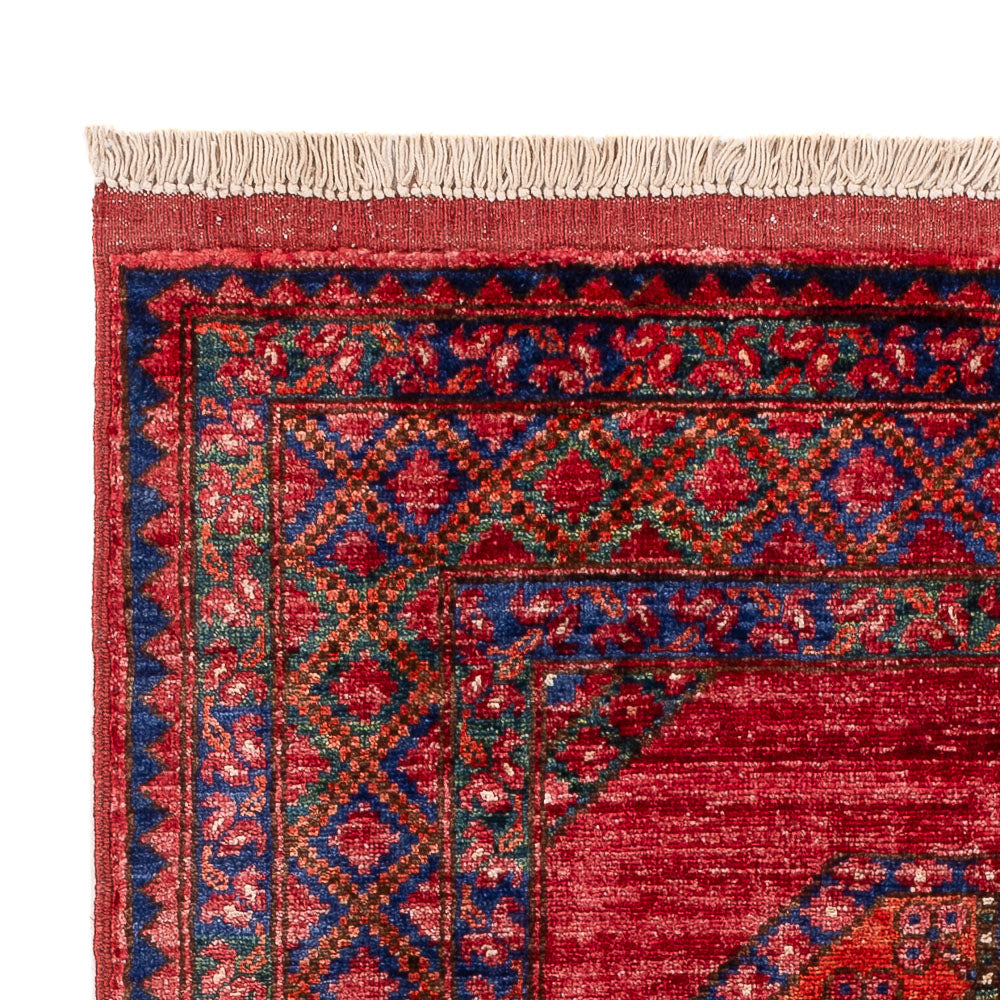 Afghaans tapijt - 155 x 100 cm - rood