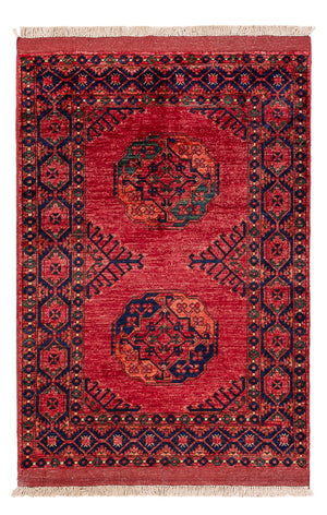 Afghaans tapijt - 151 x 102 cm - rood