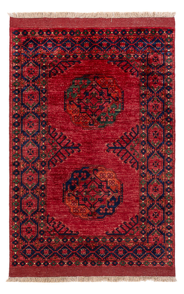 Afghaans tapijt - 151 x 103 cm - rood