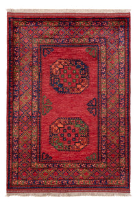 Afghaans tapijt - 154 x 108 cm - rood
