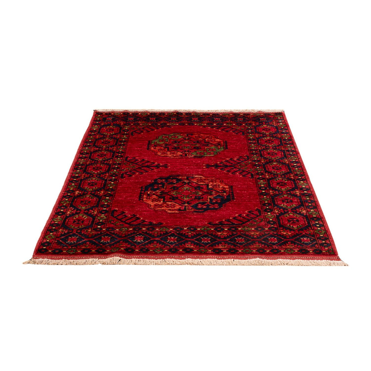 Afghaans tapijt - 158 x 99 cm - rood