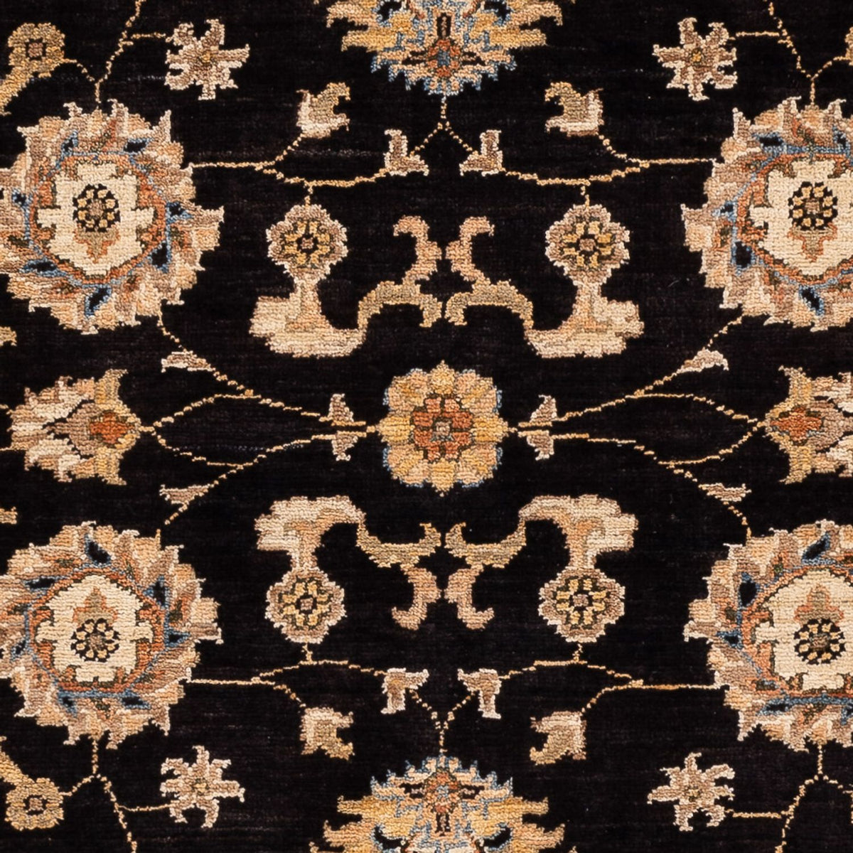 Ziegler tapijt - 146 x 105 cm - zwart