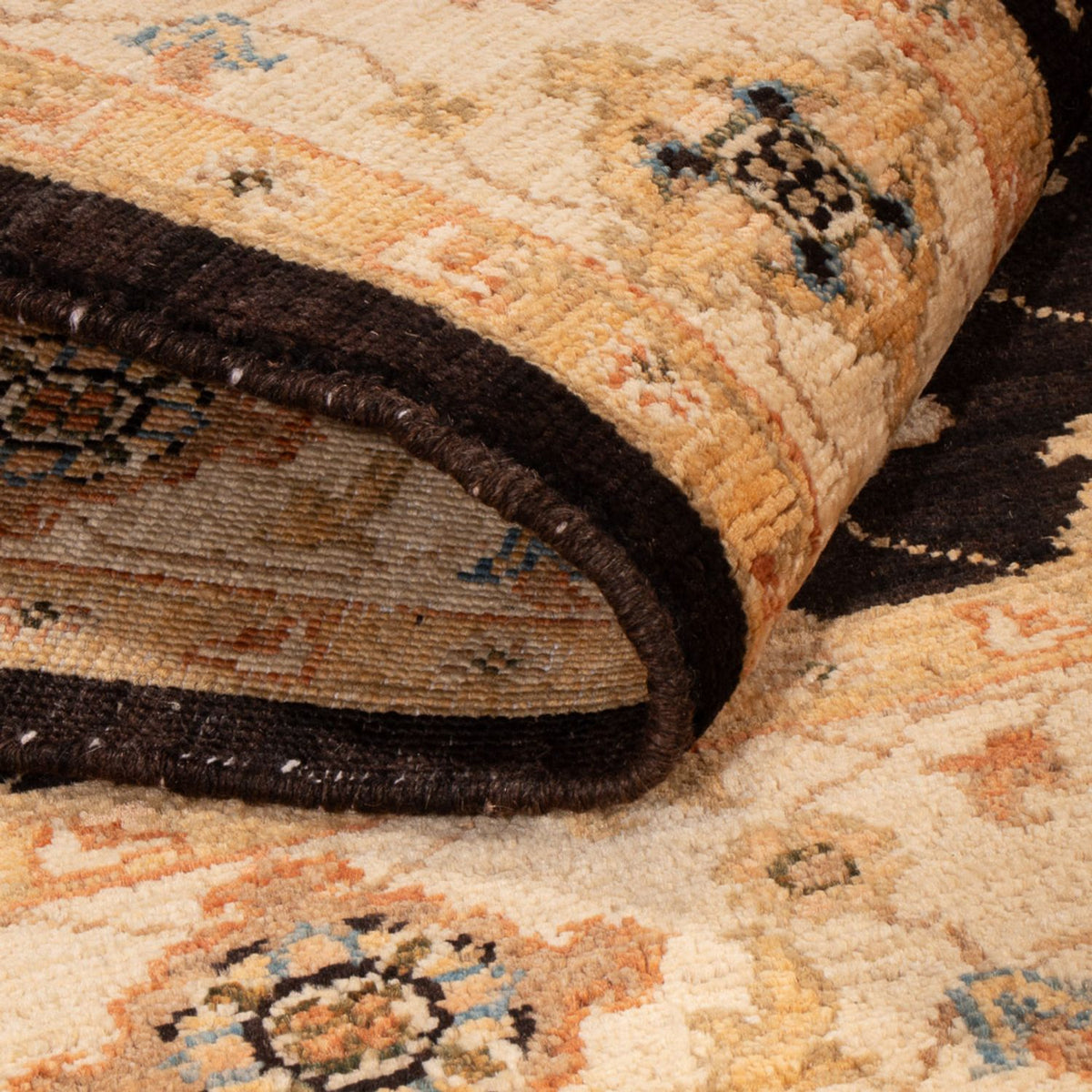 Ziegler tapijt - 146 x 105 cm - zwart