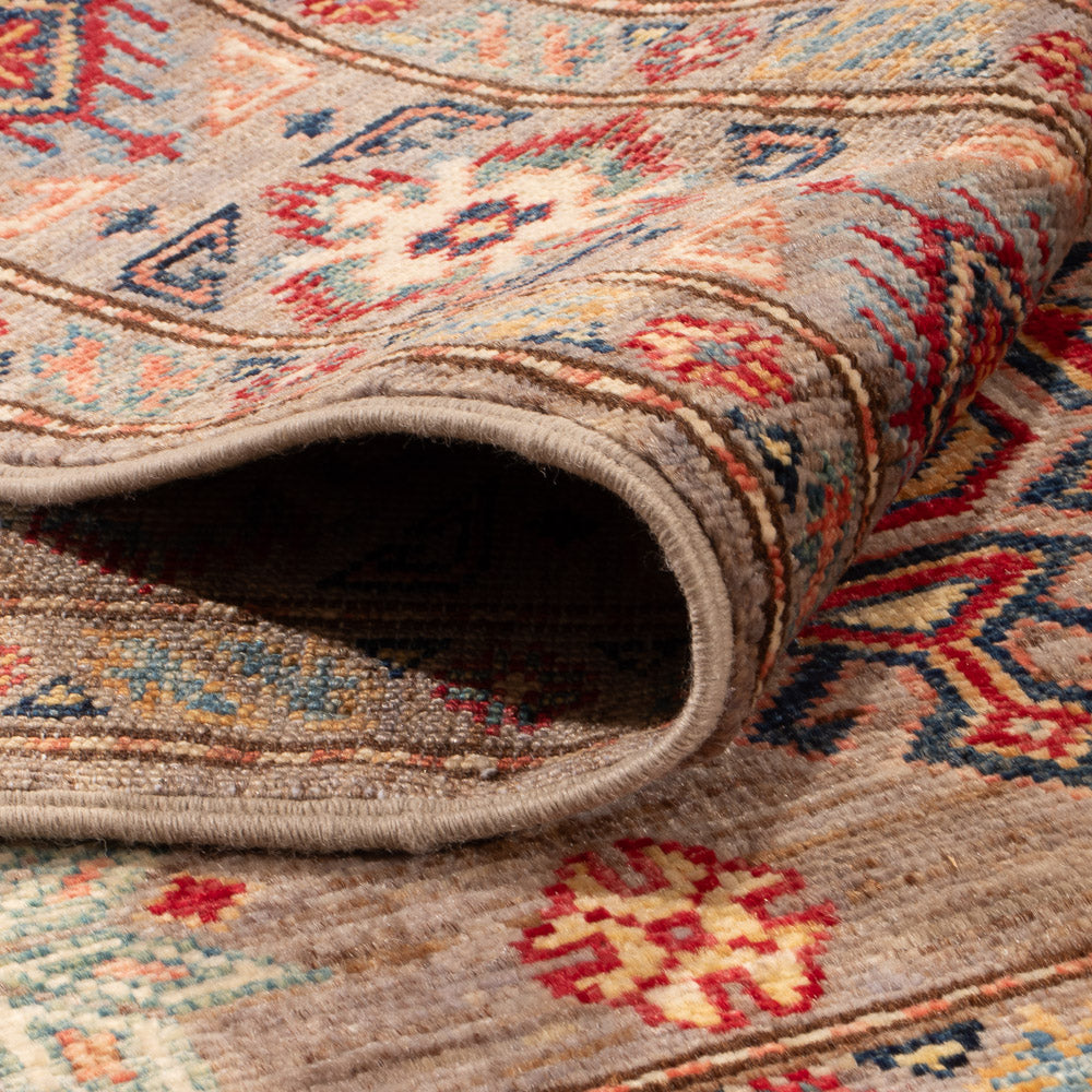 Ziegler Tapijt - Kazak - 150 x 97 cm - lichtgrijs