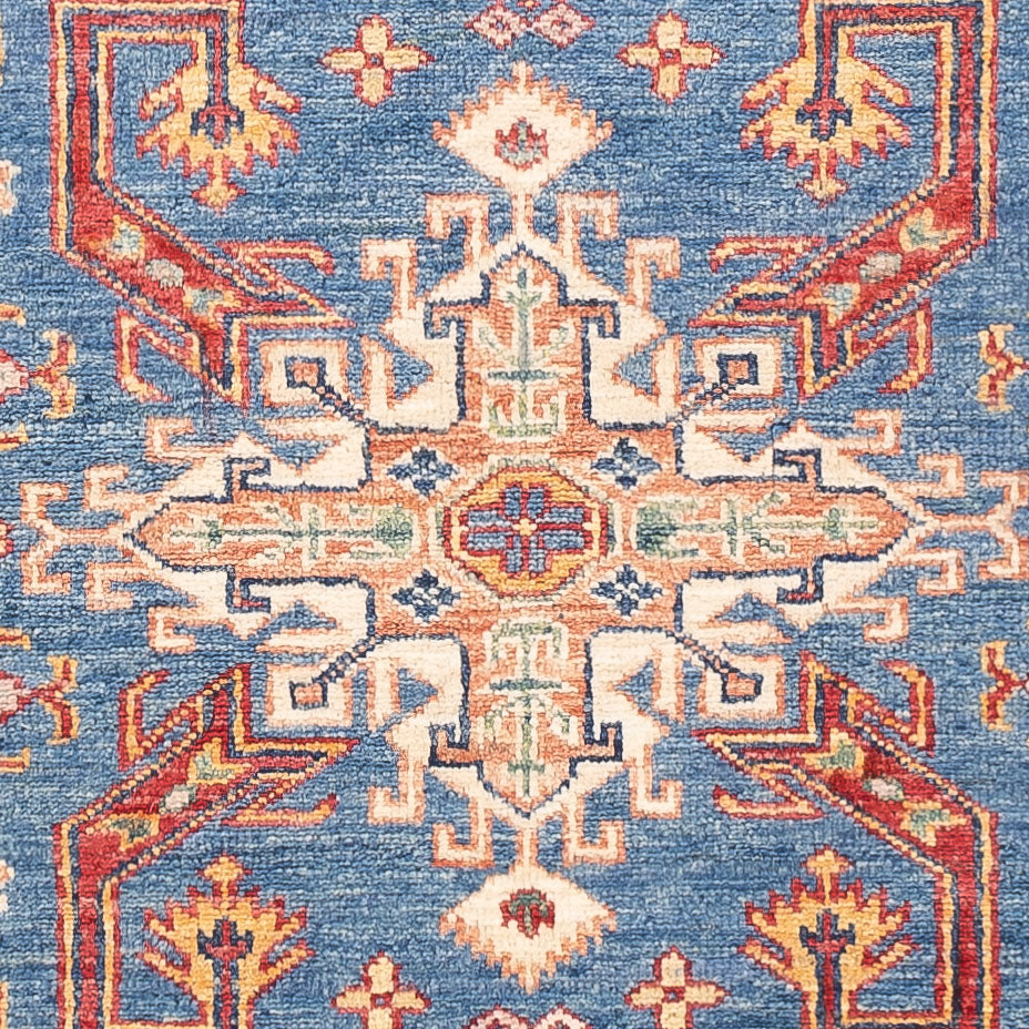 Ziegler Tapijt - Kazak - 154 x 99 cm - blauw