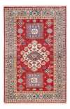 Kazak Tapijt 99x150cm - Oosters Tapijt - Rechthoekig / Rood / 99 x 150 cm Rechthoekig