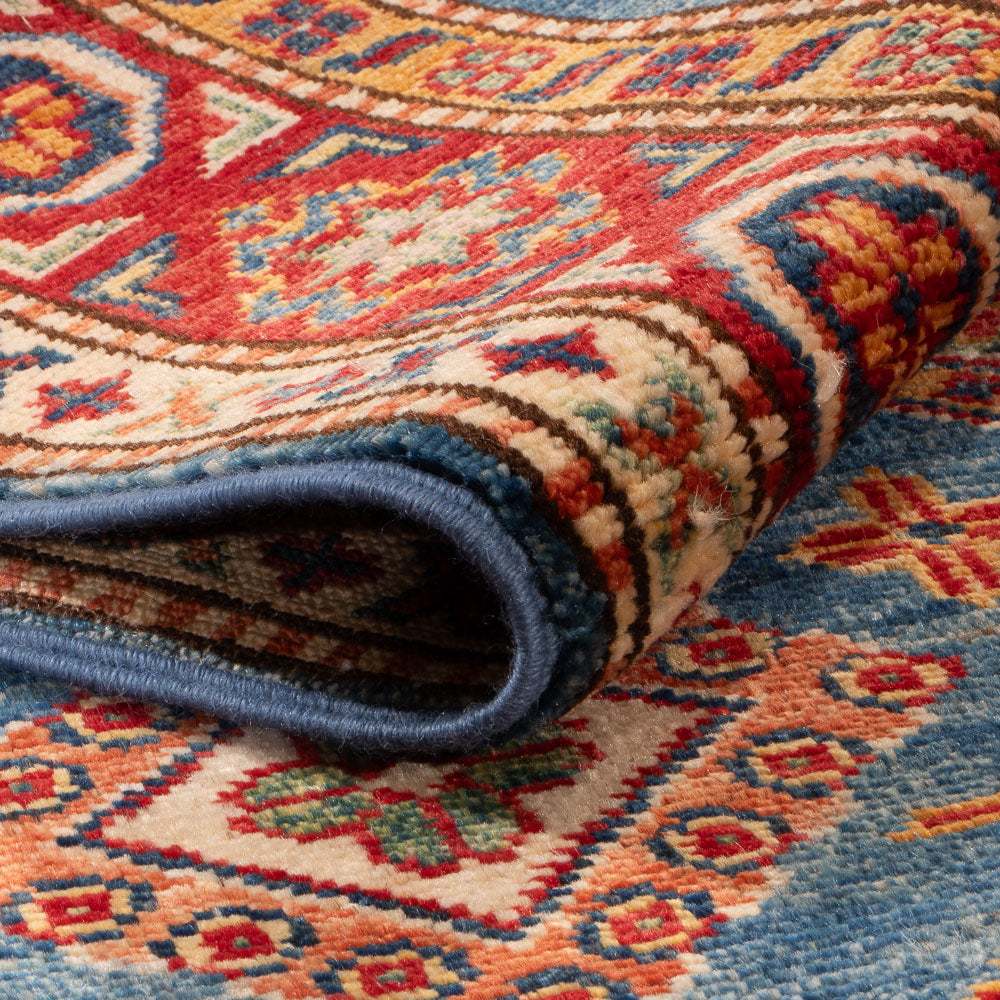 Ziegler Tapijt - Kazak - 155 x 99 cm - blauw