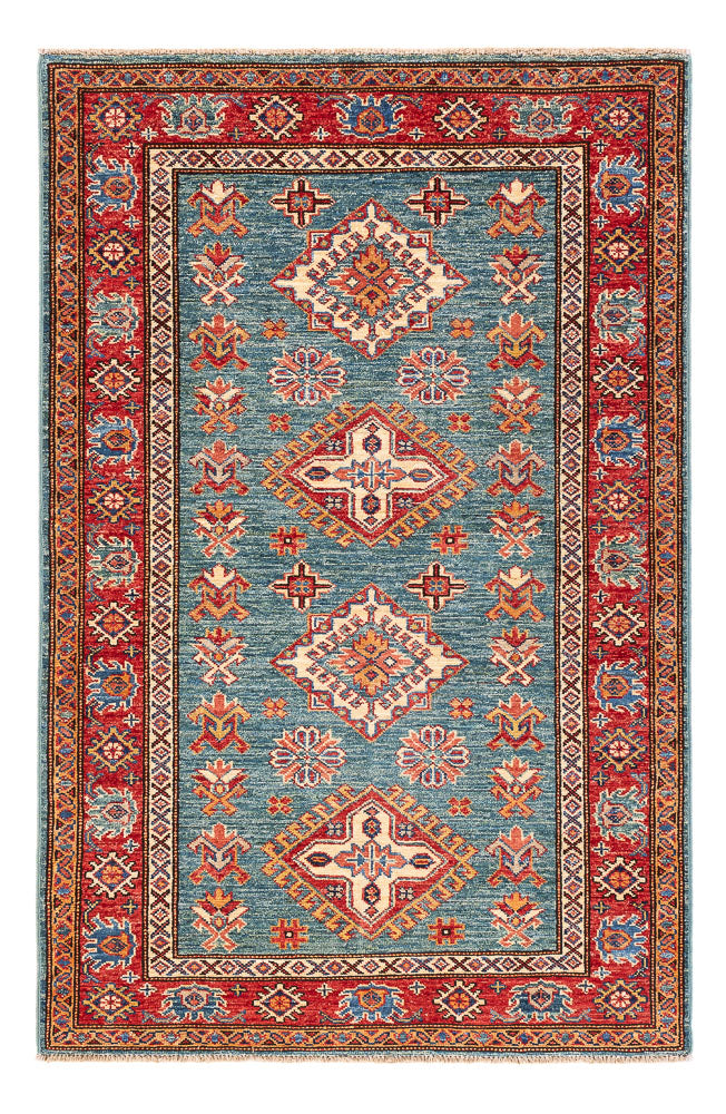 Ziegler Tapijt - Kazak - 153 x 100 cm - turkoois