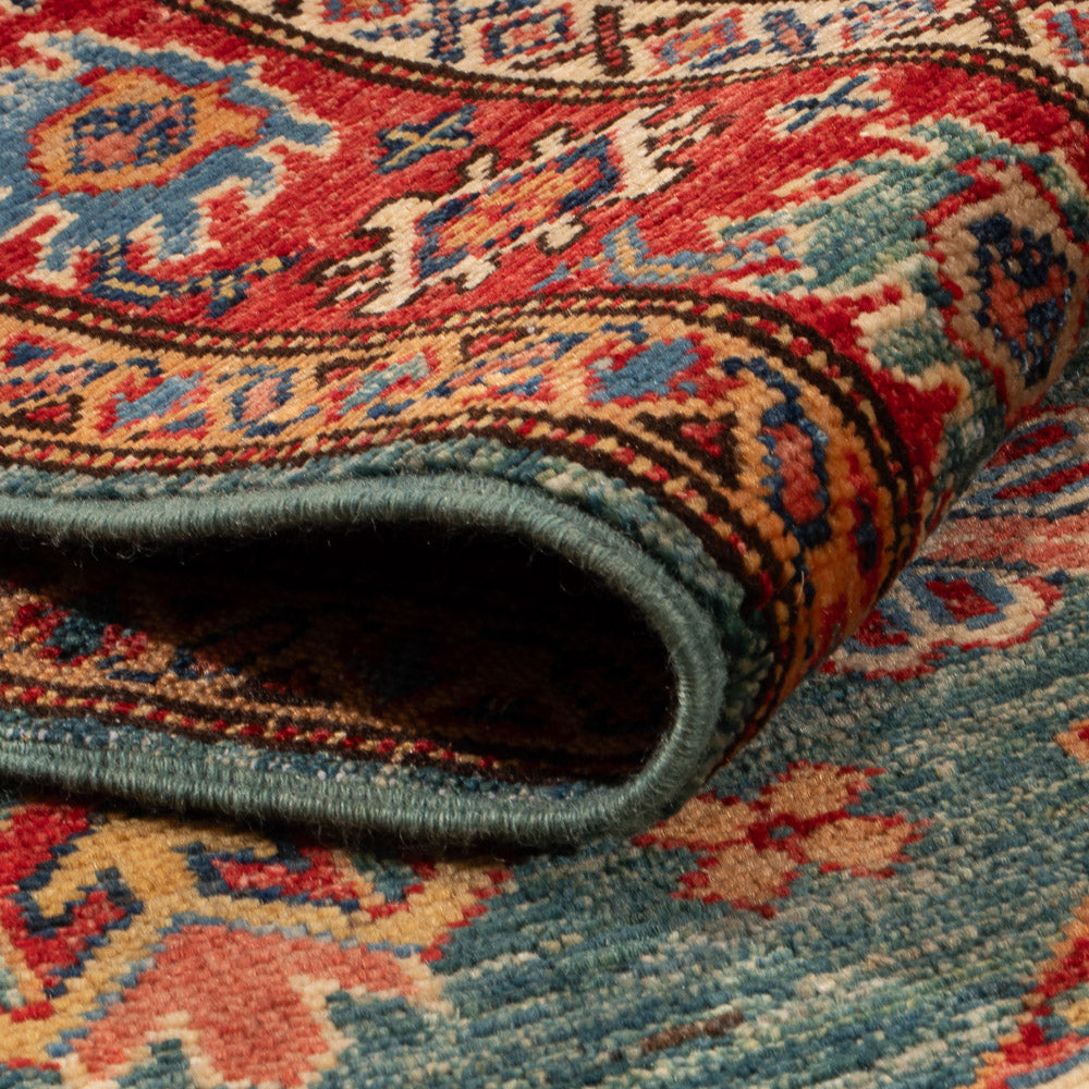 Ziegler Tapijt - Kazak - 153 x 100 cm - turkoois