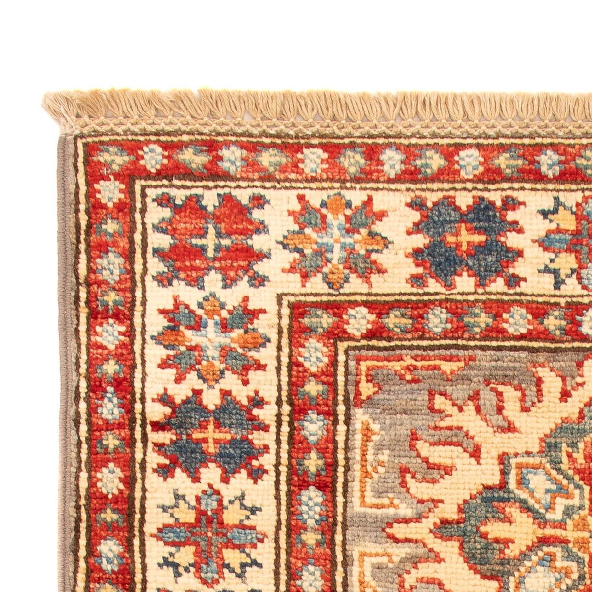 Ziegler Tapijt - Kazak - Koninklijke - 94 x 58 cm - donker beige