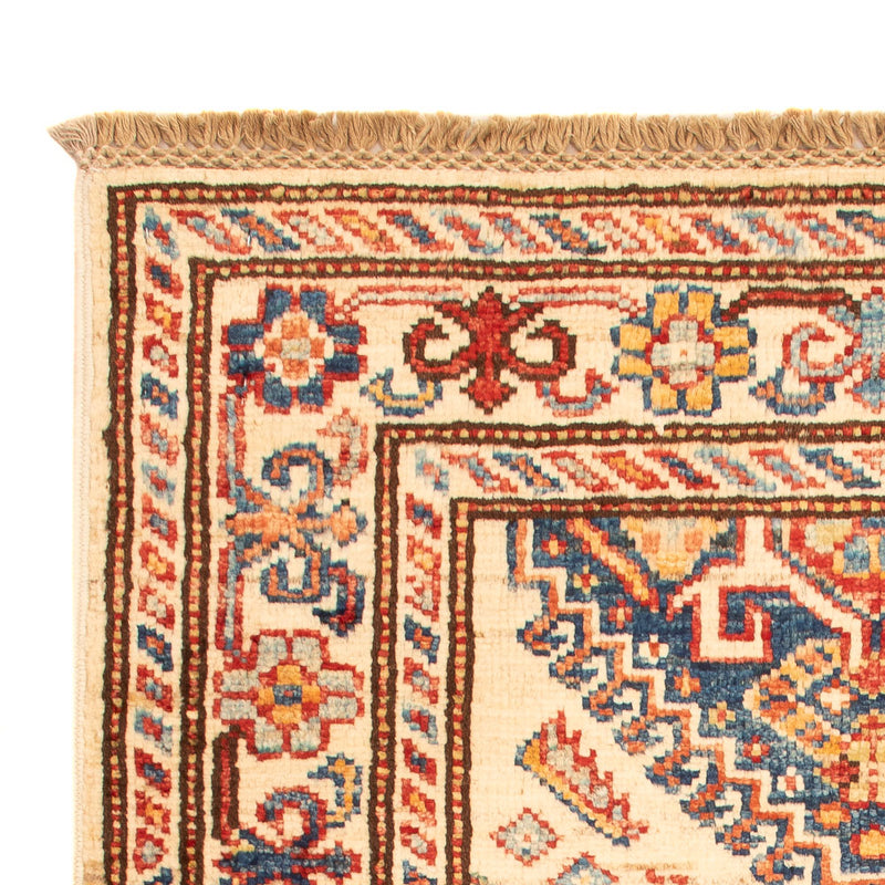 Ziegler Tapijt - Kazak - Koninklijke - 92 x 57 cm - licht beige