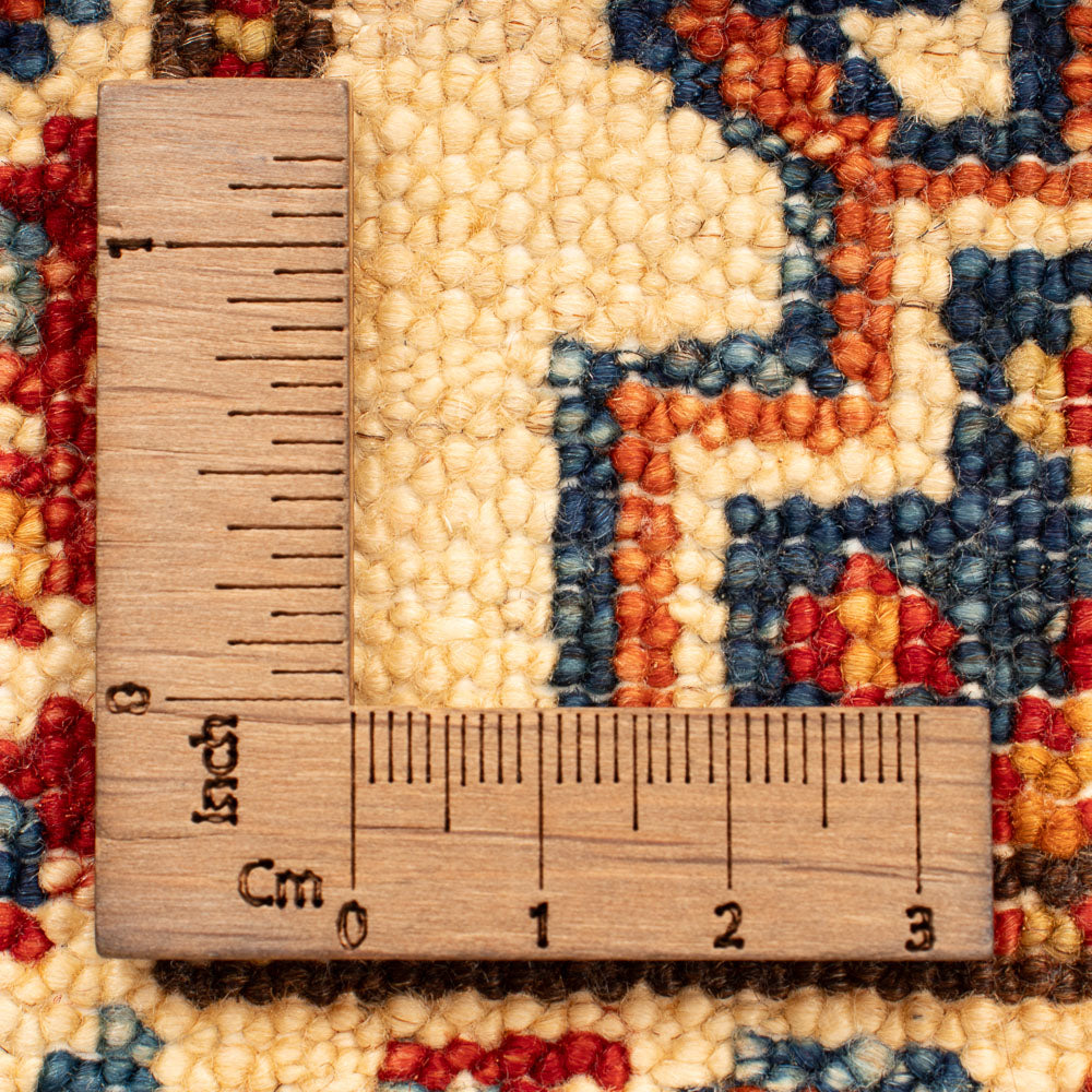 Ziegler Tapijt - Kazak - Koninklijke - 92 x 57 cm - licht beige