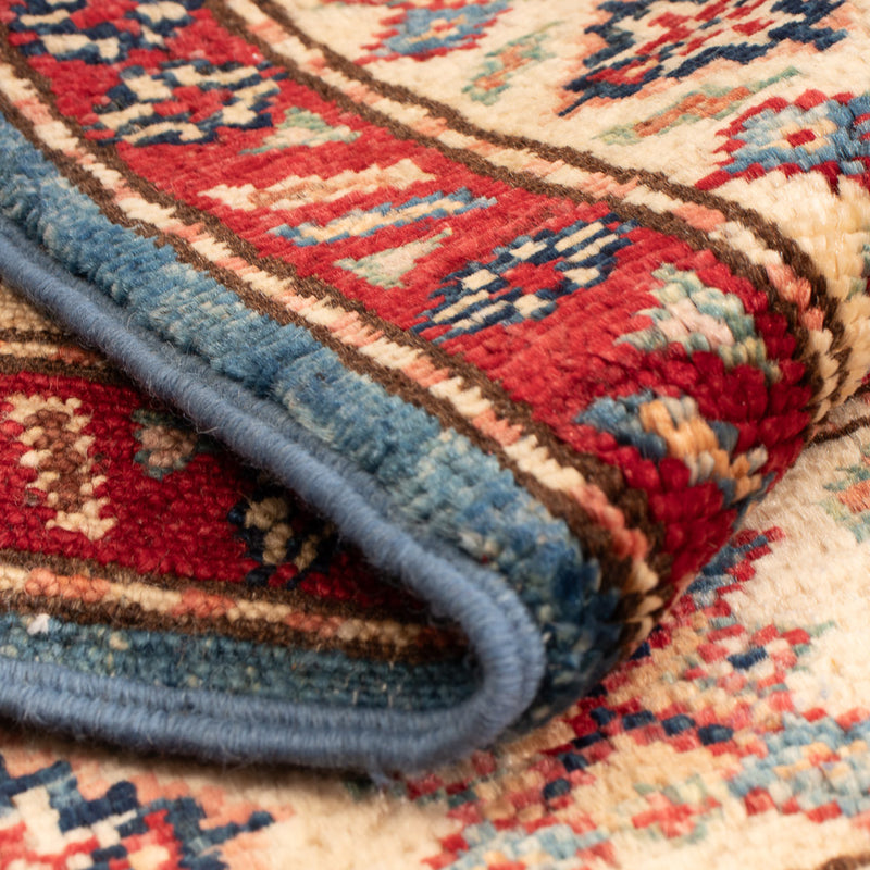 Ziegler Tapijt - Kazak - Koninklijke - 93 x 63 cm - lichtblauw