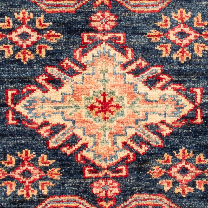 Ziegler Tapijt - Kazak - Koninklijke - 92 x 59 cm - benzine blauw