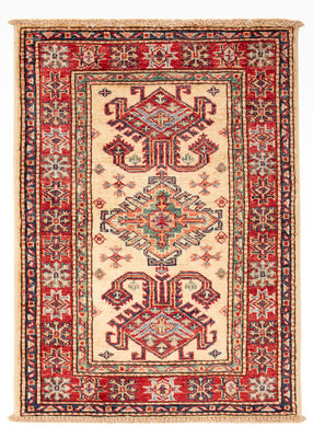 Ziegler Tapijt - Kazak - Koninklijke - 88 x 62 cm - beige