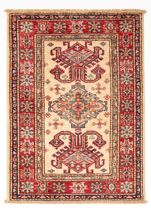 Ziegler Tapijt - Kazak - Koninklijke - 88 x 62 cm - beige